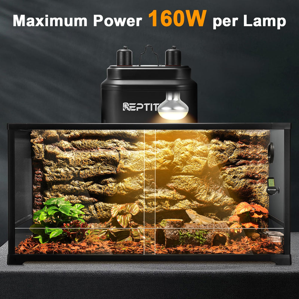 REPTITRIP fixture provides UVB coverage for even terrarium illumination