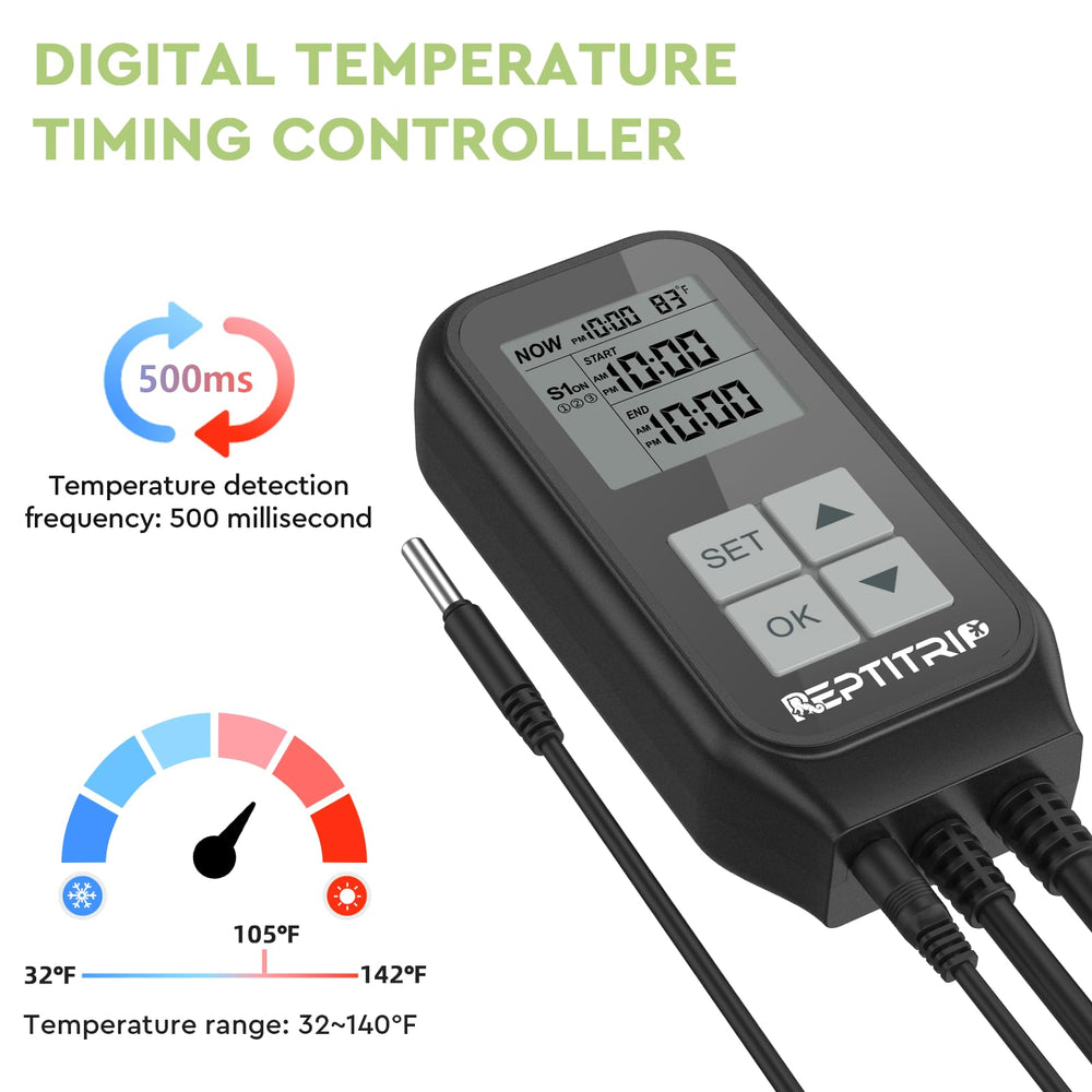 REPTITRIP max-load-1250w-cable highlights robust power handling for lamps and pads.