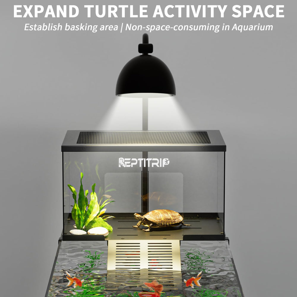 REPTITRIP polycarbonate-material clear-view allows bright basking and easy observation