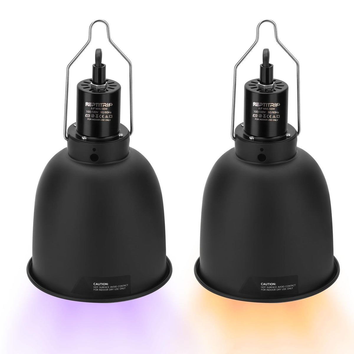 REPTITRIP reptile light fixture dome image showing 55 inch dome focus for basking