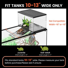 REPTITRIP stainless-steel-top close-up highlights durable, easy-clean construction in humid aquariums