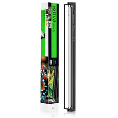 REPTITRIP T5 UVB light 35-inch side view shows durable aluminum housing for long-lasting reptile lighting