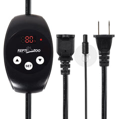 REPTIZOO dimming thermostat digital screen with clear readings and setpoint