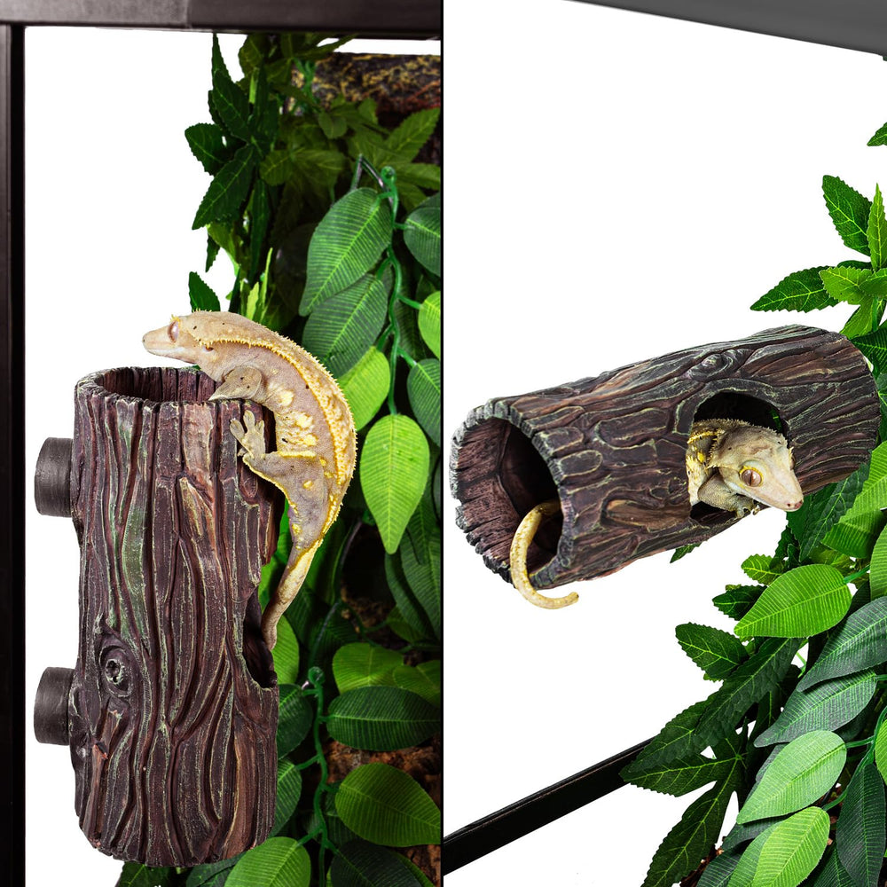 REPTIZOO easy-clean habitat accessory supports stress-free habitat enrichment.
