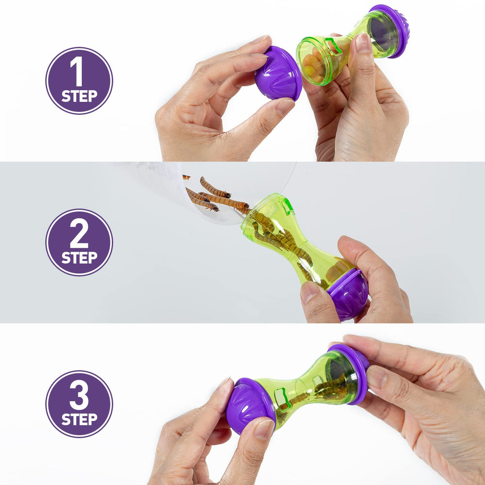 REPTIZOO easy-clean design makes maintenance quick after play