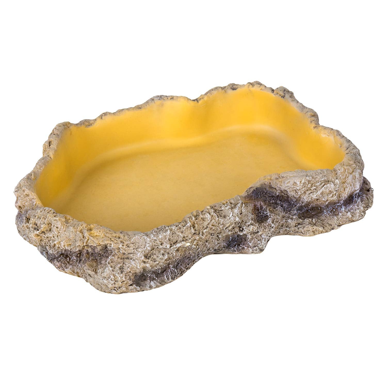 REPTIZOO reptile dish top view showing roomy interior for meals