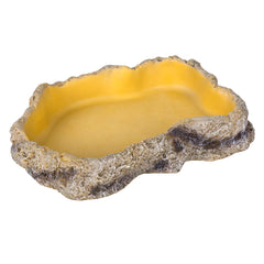 REPTIZOO reptile dish top view showing roomy interior for meals