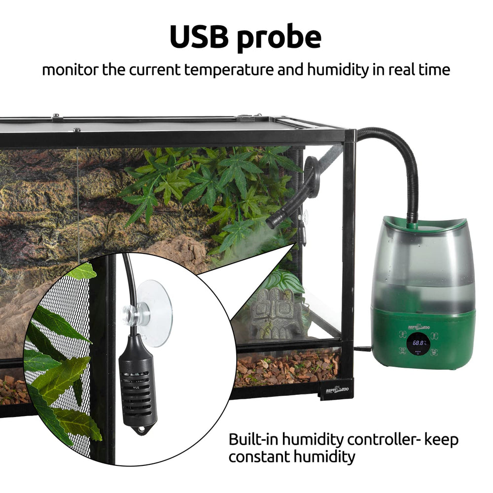 REPTIZOO low noise operation keeps terrarium environment calm