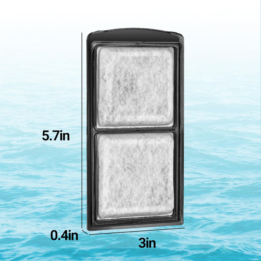 REPTIZOO cartridge with visible filtration layers improving water clarity for GLB08.