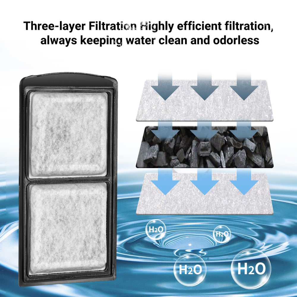REPTIZOO turtle tank filter cartridge ready for quick replacement.