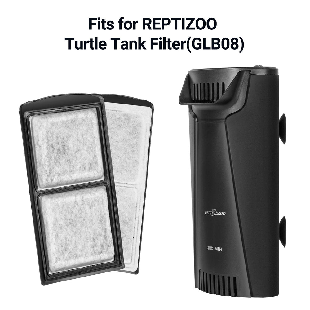 REPTIZOO replacement cartridge reducing odors to keep habitat pleasant.