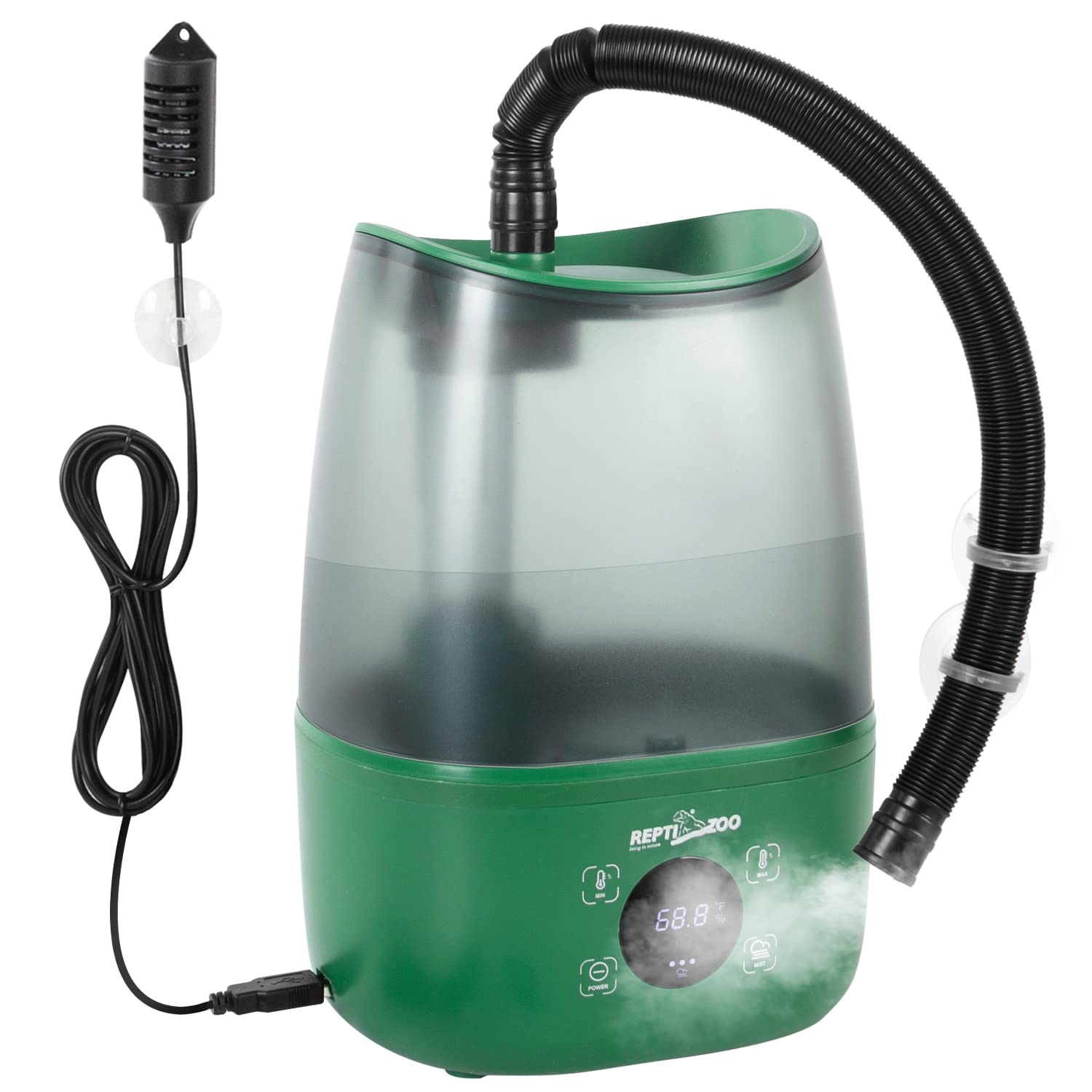 REPTIZOO reptile humidifier fogger 4L tank stabilizes terrarium humidity