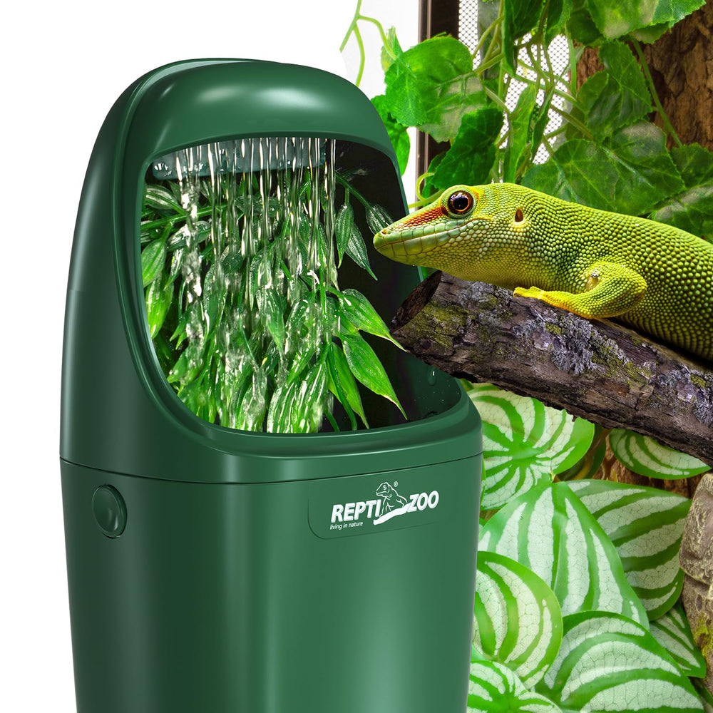 REPTIZOO terrarium humidity builder supports microclimate with gentle water flow