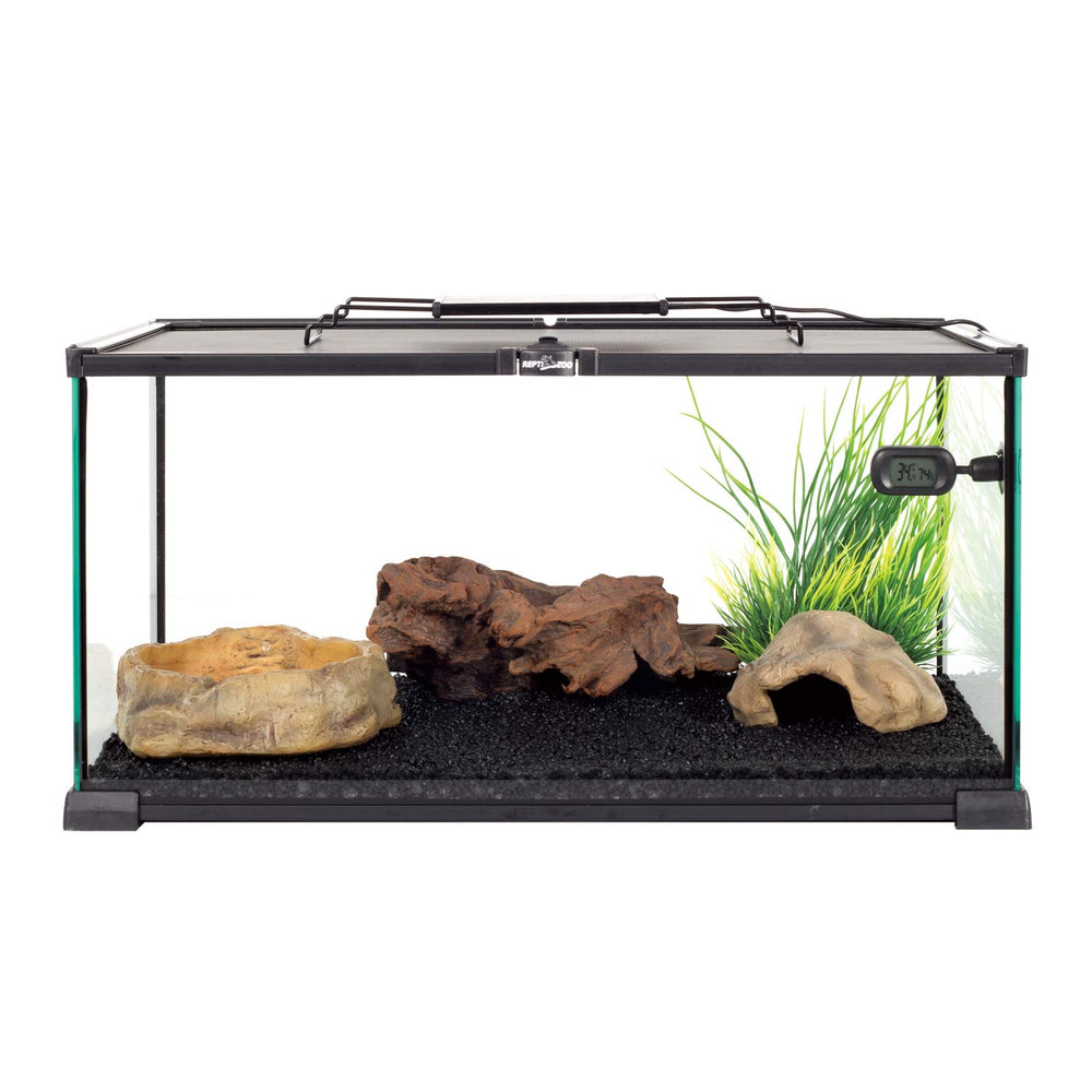 REPTIZOO water bowl ample size suits large reptiles and amphibians.