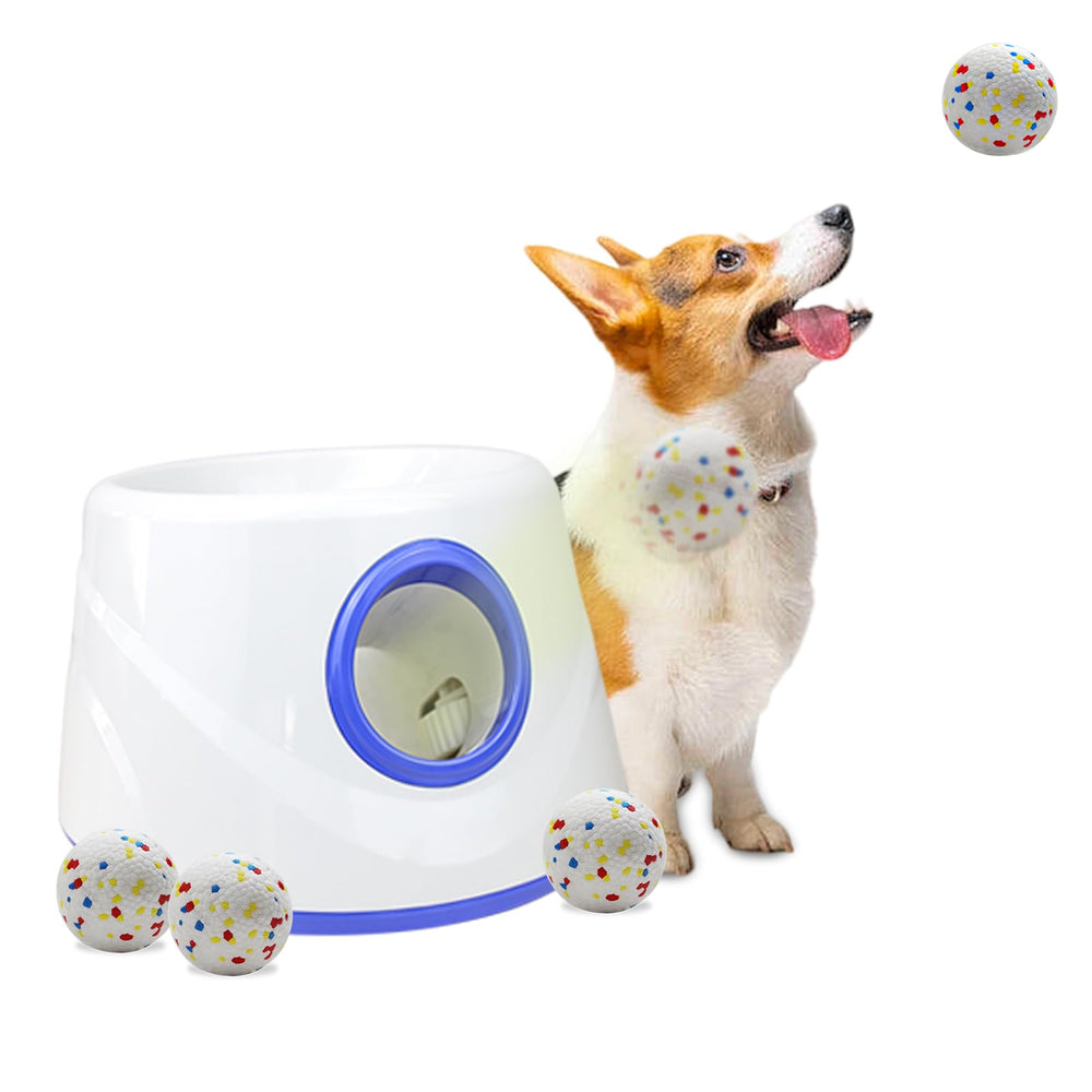 RERBIO Dog Ball Launcher for backyard use enhances active fetch sessions.