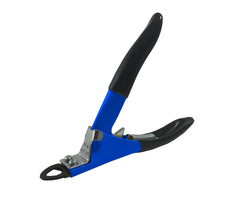 Resco Deluxe dog nail clippers blue handles offer precise trimming for home grooming.