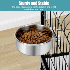 Reshiho stainless steel bowl close-up shows durable rust resistance.