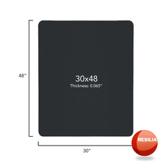 RESILIA under-dog-crate-mat-floor-grip underside keeps mat from sliding.