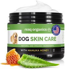 ResQ Organics hot-spot-dog-treatment soothing application for hotspots.