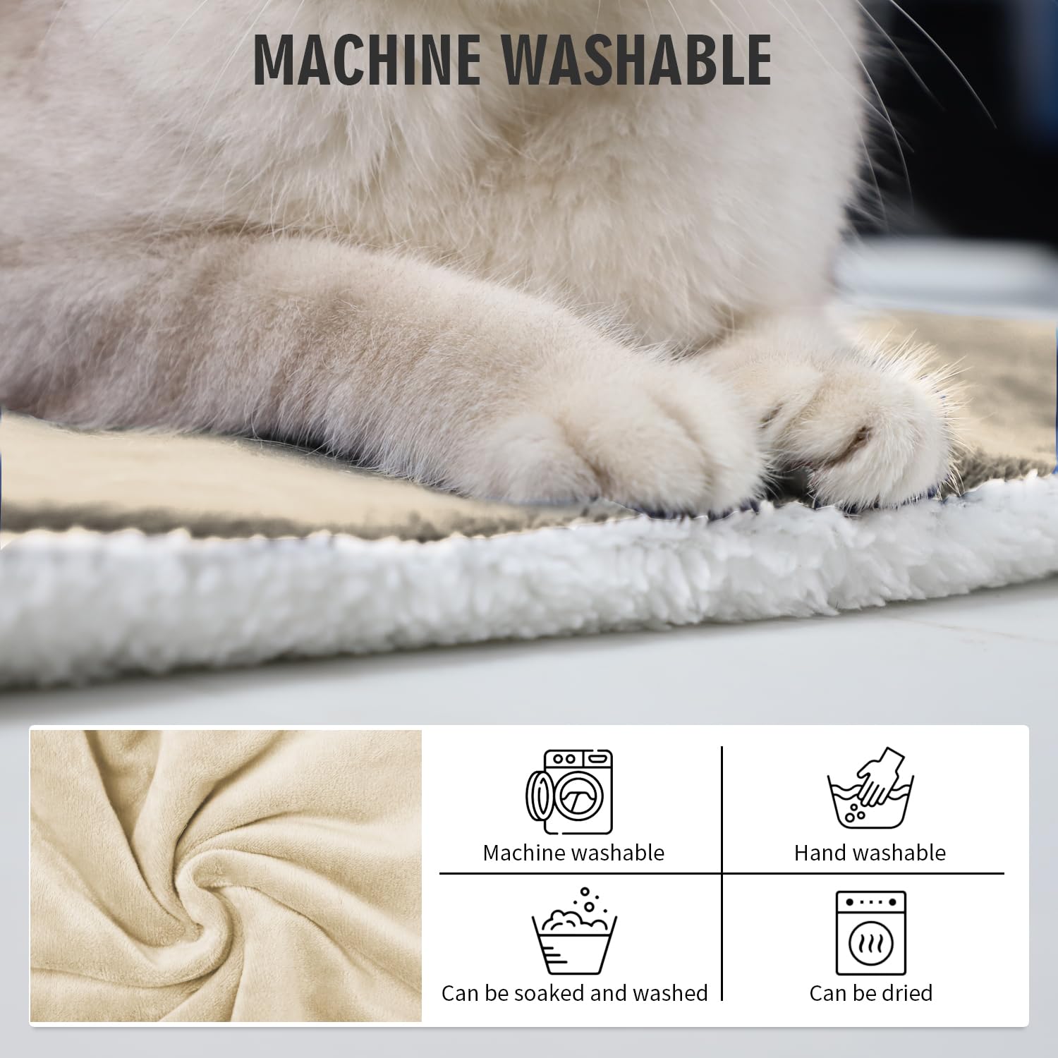 Rest-Eazzzy cat heating pad includes multi-protection for safer indoor use.