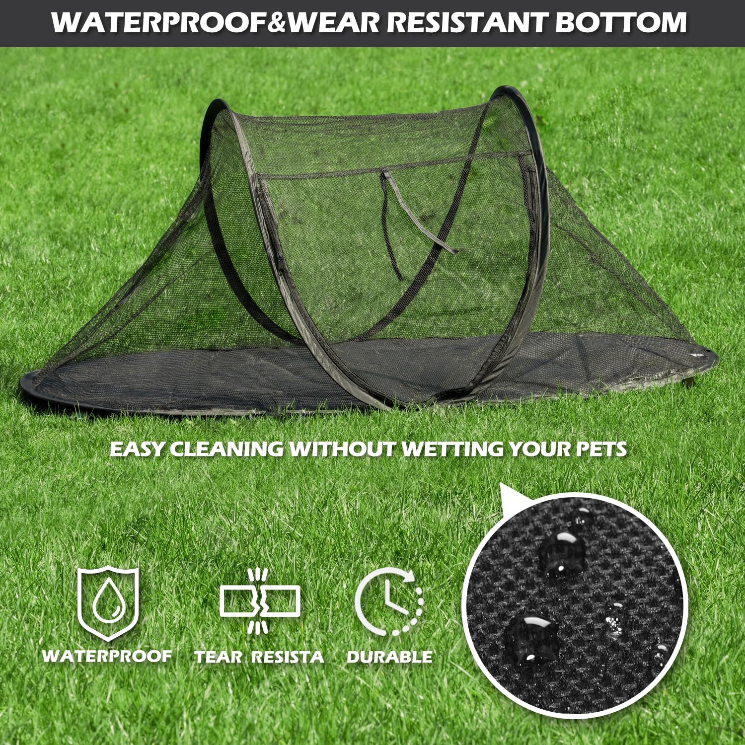 Rest-Eazzzy Cat Tent Outdoor includes a carrying bag for simple transport and storage.