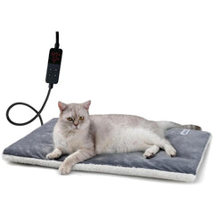 Rest-Eazzzy heating pad cord closeup showing bite-proof hose for pet safety