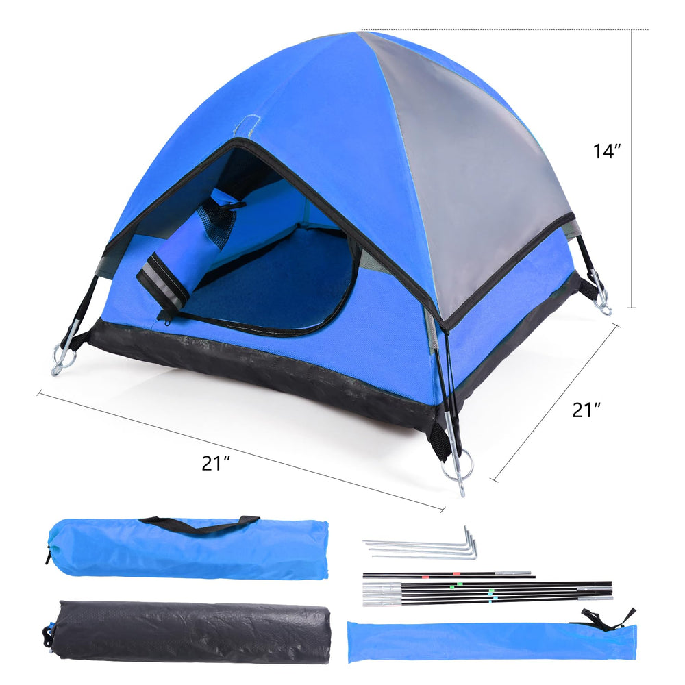 RESTCLOUD Cat Camping Tent microfiber pad provides plush comfort and removable cleanability
