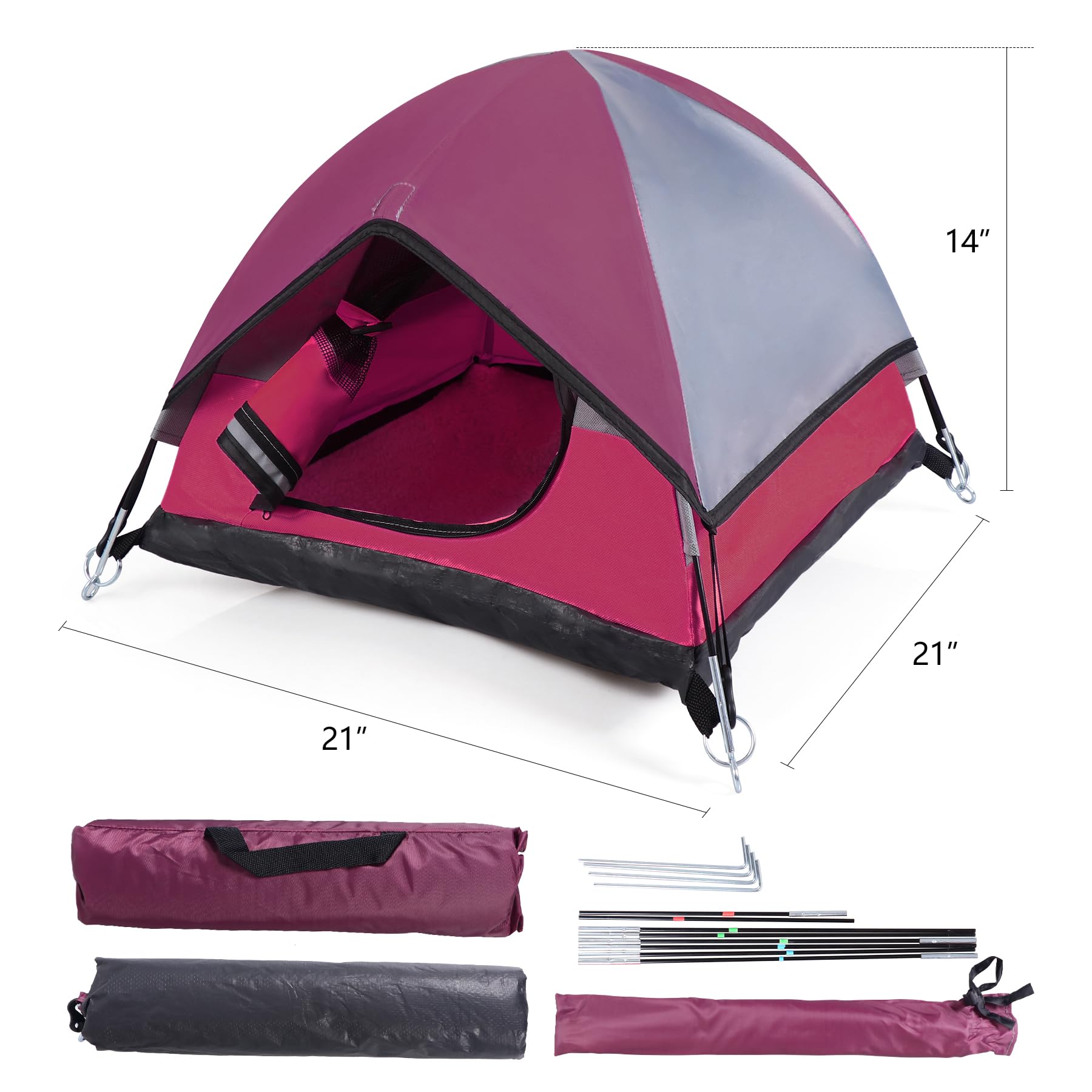 RESTCLOUD cat tent durable material for long-lasting use.