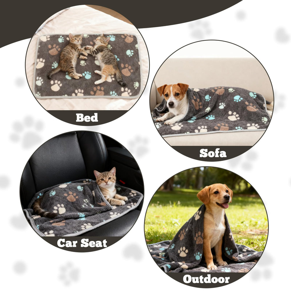 Retainbre multiuse blanket supports sofa protection and pet comfort during travel.