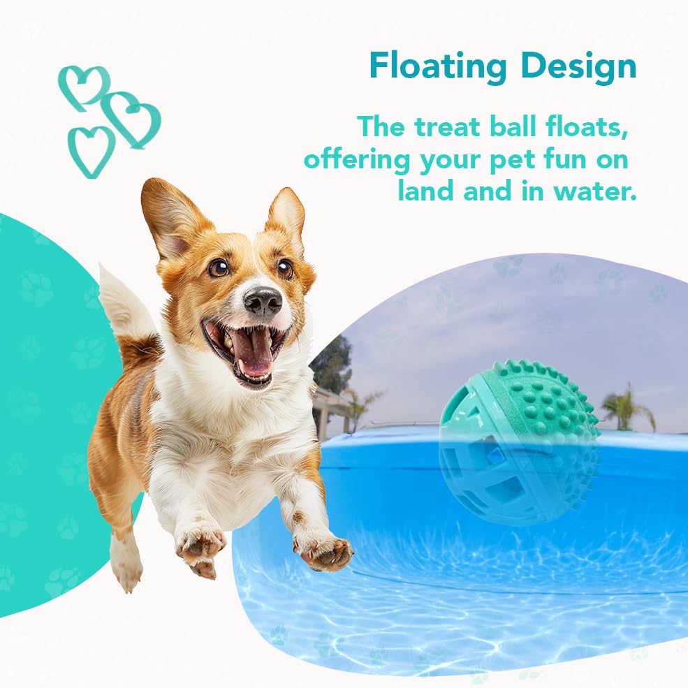 ReThink Pet treat dispenser ball toy quiet play highlights low-noise design for distraction-free indoor fun