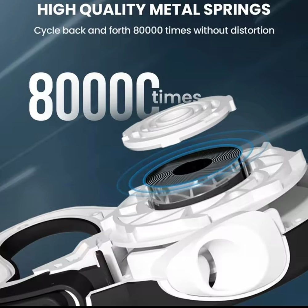 Retractable dog leash in-use during walks lets dogs roam with control.