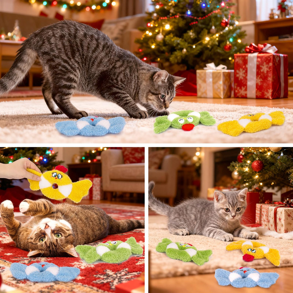 Retro Shaw cat toys gift-ready packaging makes a thoughtful present for cat lovers.