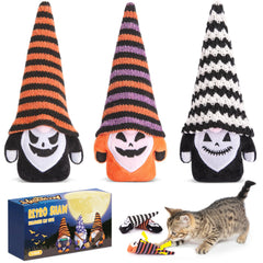 Retro Shaw catnip toy gnome crinkle play 1 helps excite cats with motion-activated fun