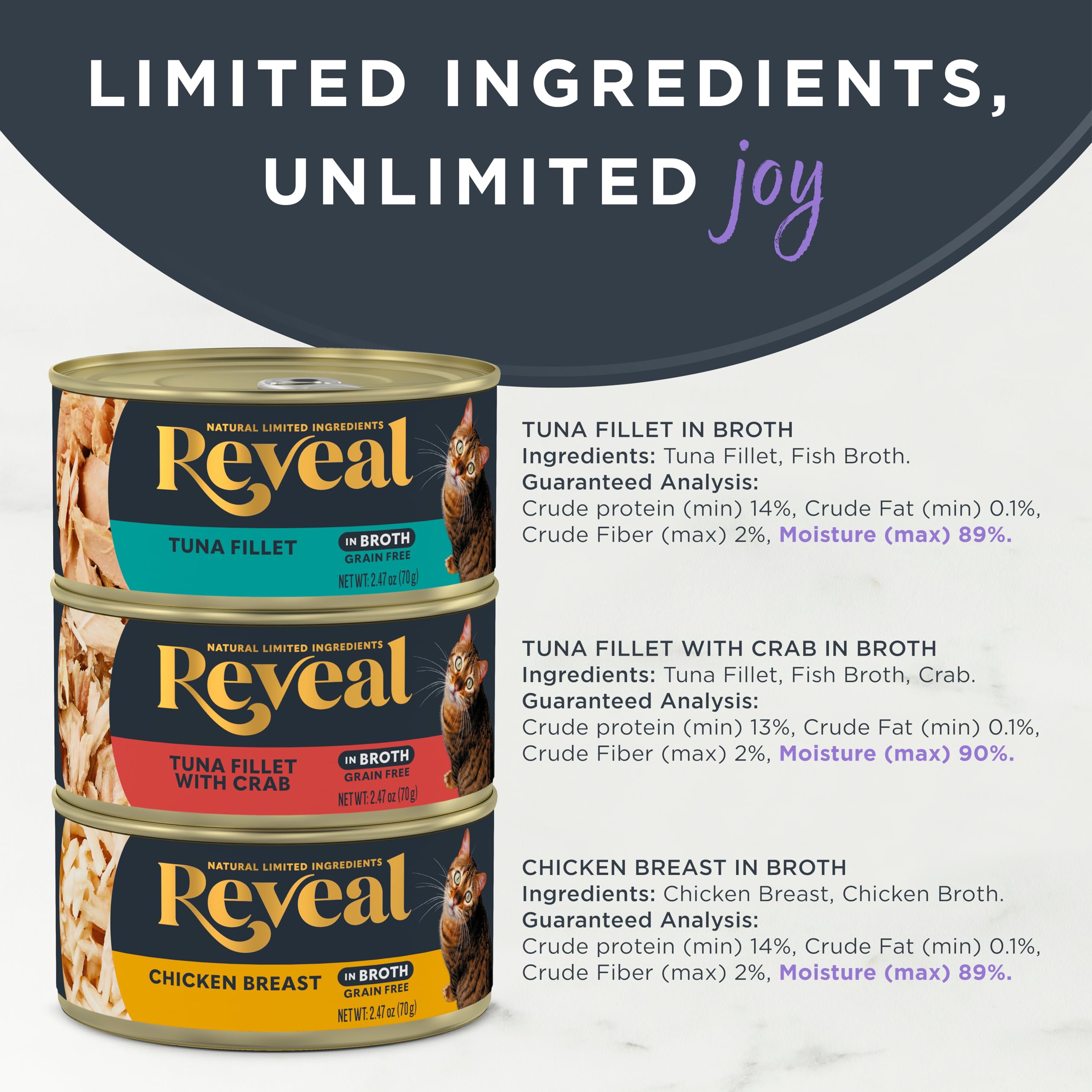 Reveal tuna with crab mousse close-up demonstrates variety and hydration