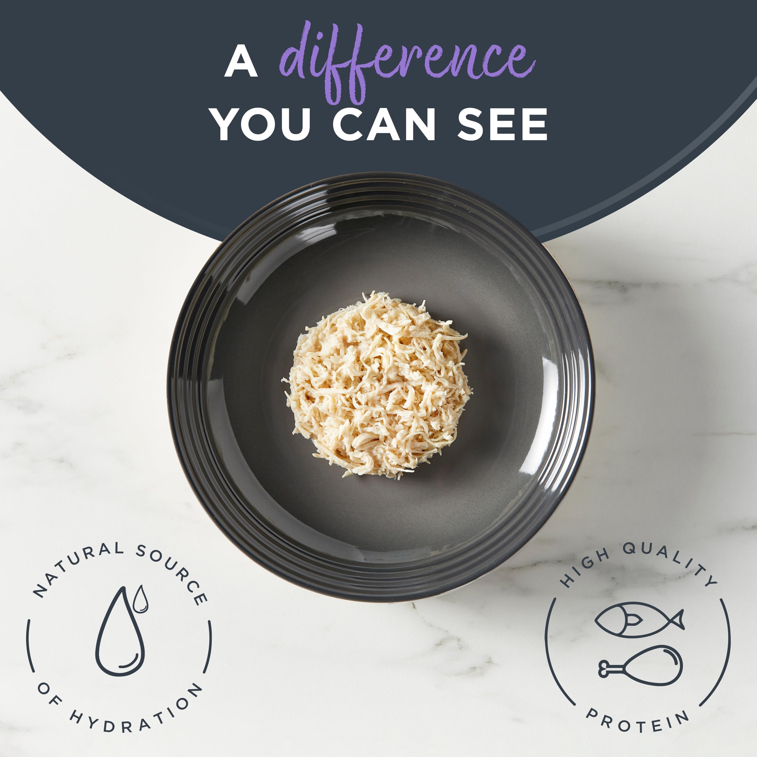 Reveal tuna fillet mousse close-up emphasizes high-protein seafood option