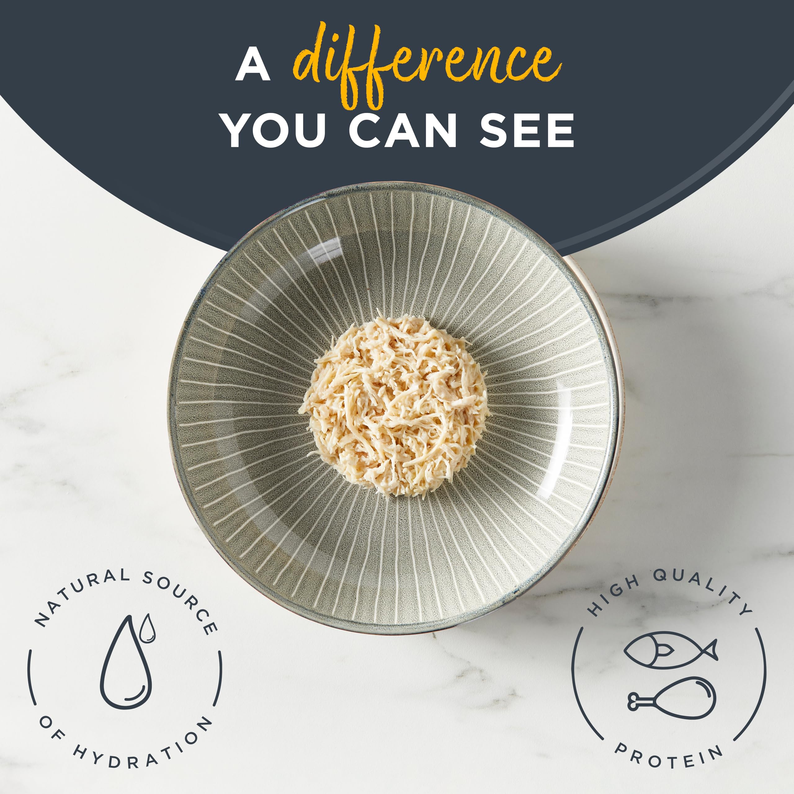 Reveal wet cat food real-chicken-breast-with-pumpkin-in-broth can—natural pumpkin texture and moisture.