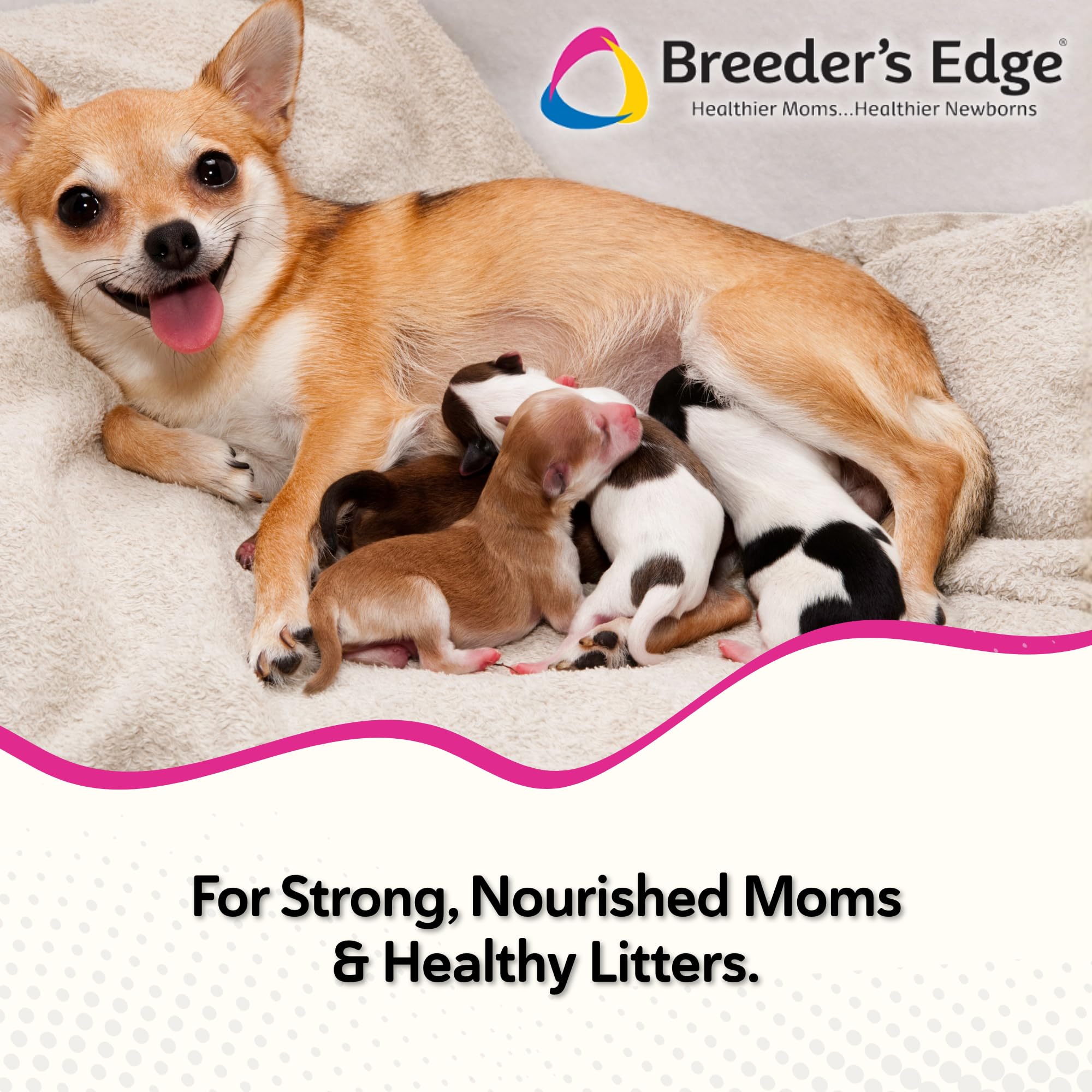 Revival Animal Health Breeder Edge Oxy Momma soft chews milk production support for lactating moms.
