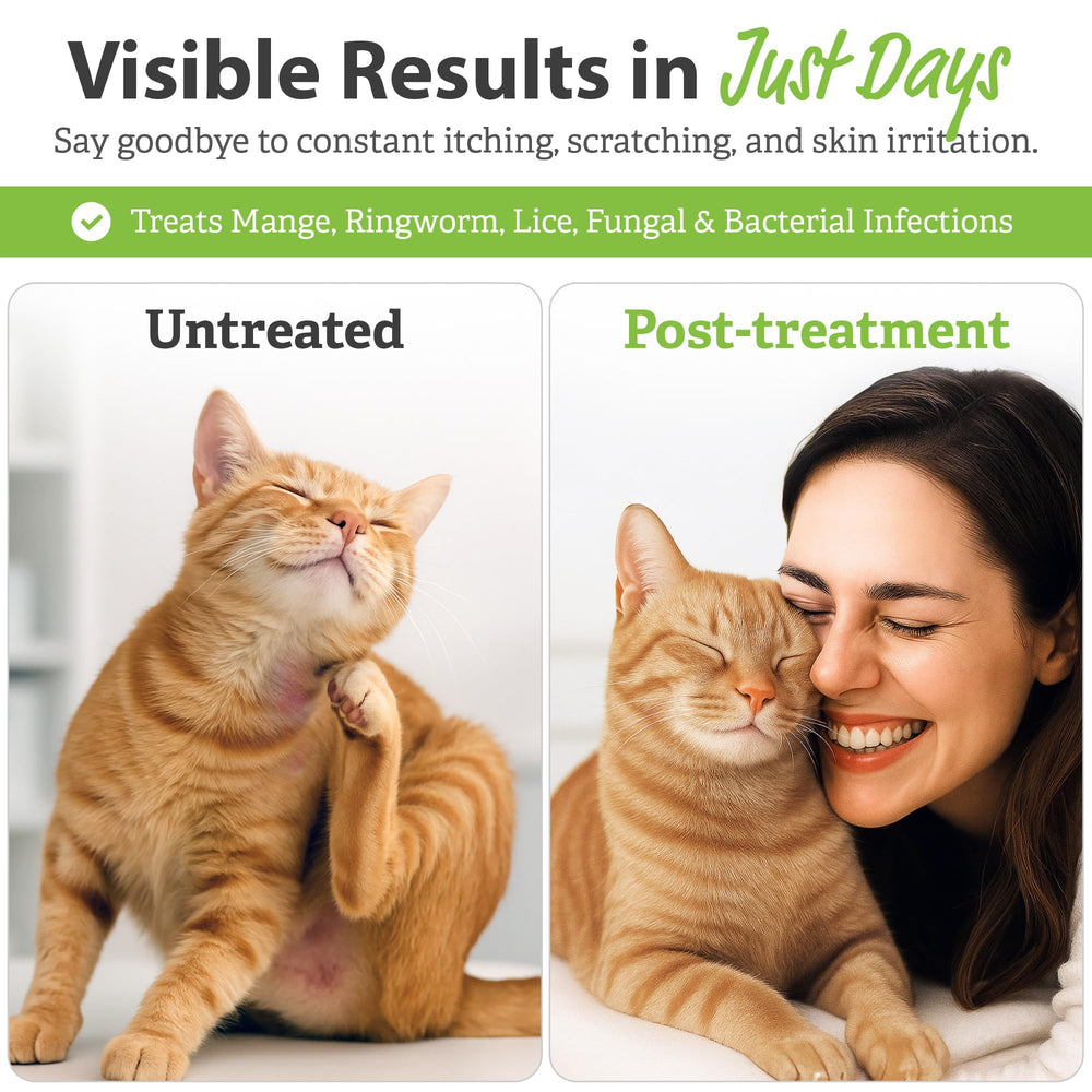 Revival Animal Health Vet Basics lime sulfur dip for dogs and cats care shows skin support.