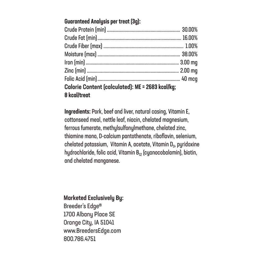 Revival Breeder's Edge Oxy Mate treats support healthy litter outcomes.