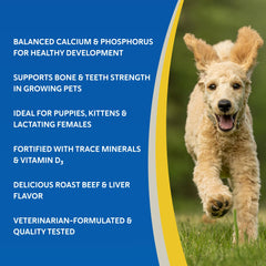 Revival Doc Roy’s product being used by puppies and kittens signals growth-supporting nutrition.