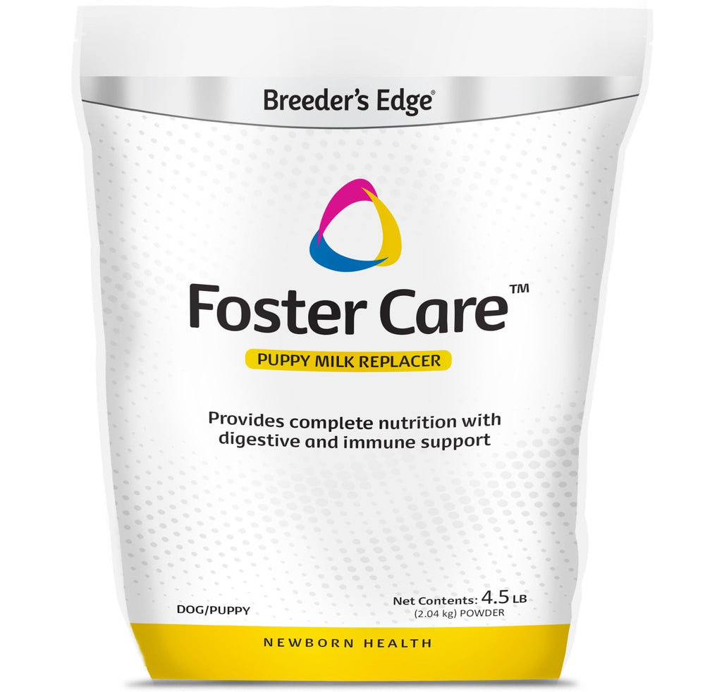 Revival Foster Care powder being mixed to support complete puppy nutrition