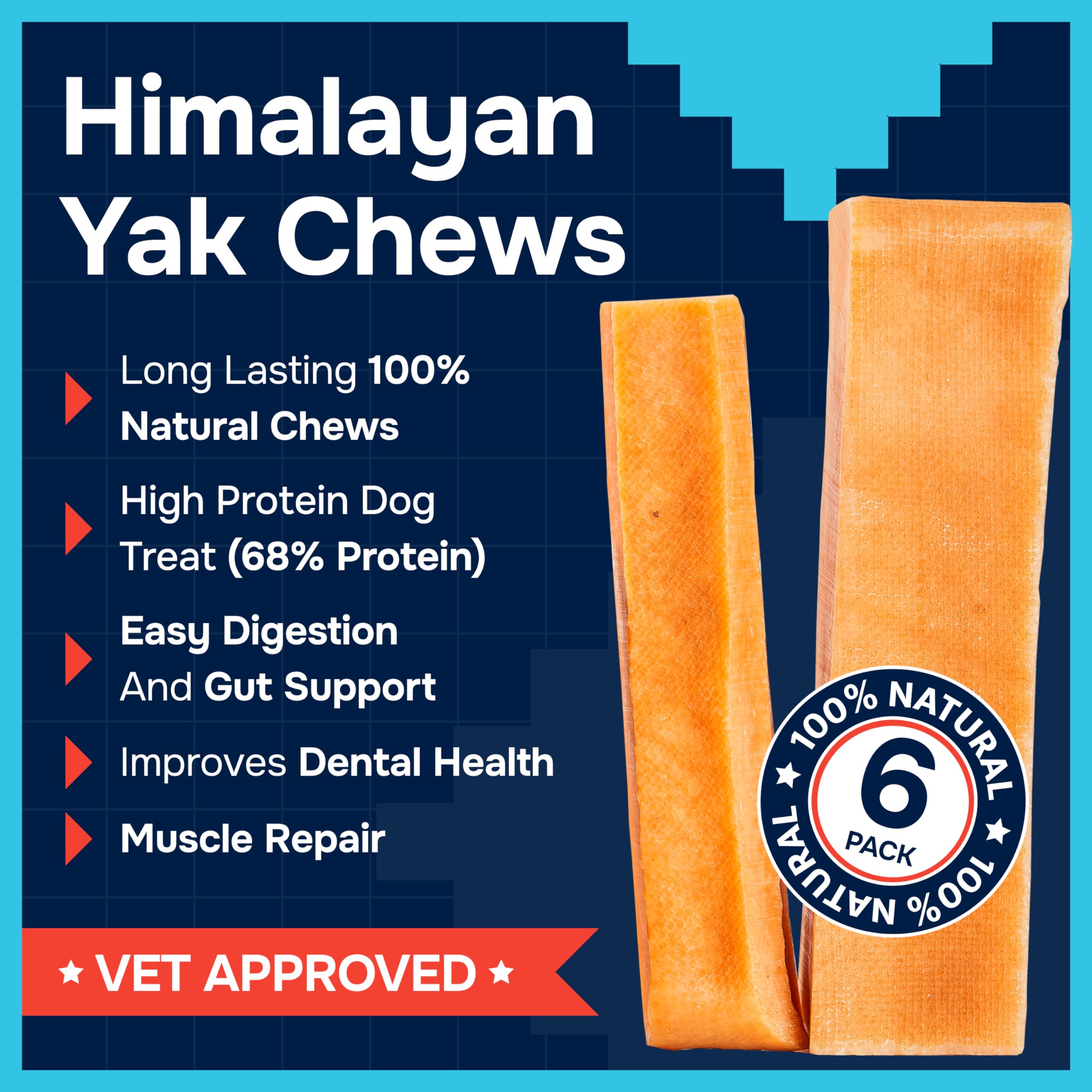 REXIPETS natural yak chews for small dogs offer lactose-free, grain-free snacks.