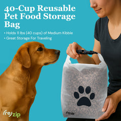 (re)zip large roll-top bag compressed-empty demonstrates space-saving design for travel.