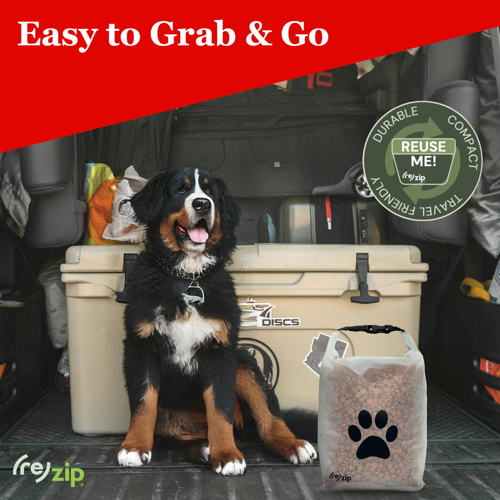 (re)zip large roll-top bag machine-washable simplifies cleaning after travel or boarding.