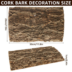 RHBLME cork bark 4-pack natural-materials adds a natural look to reptile habitats