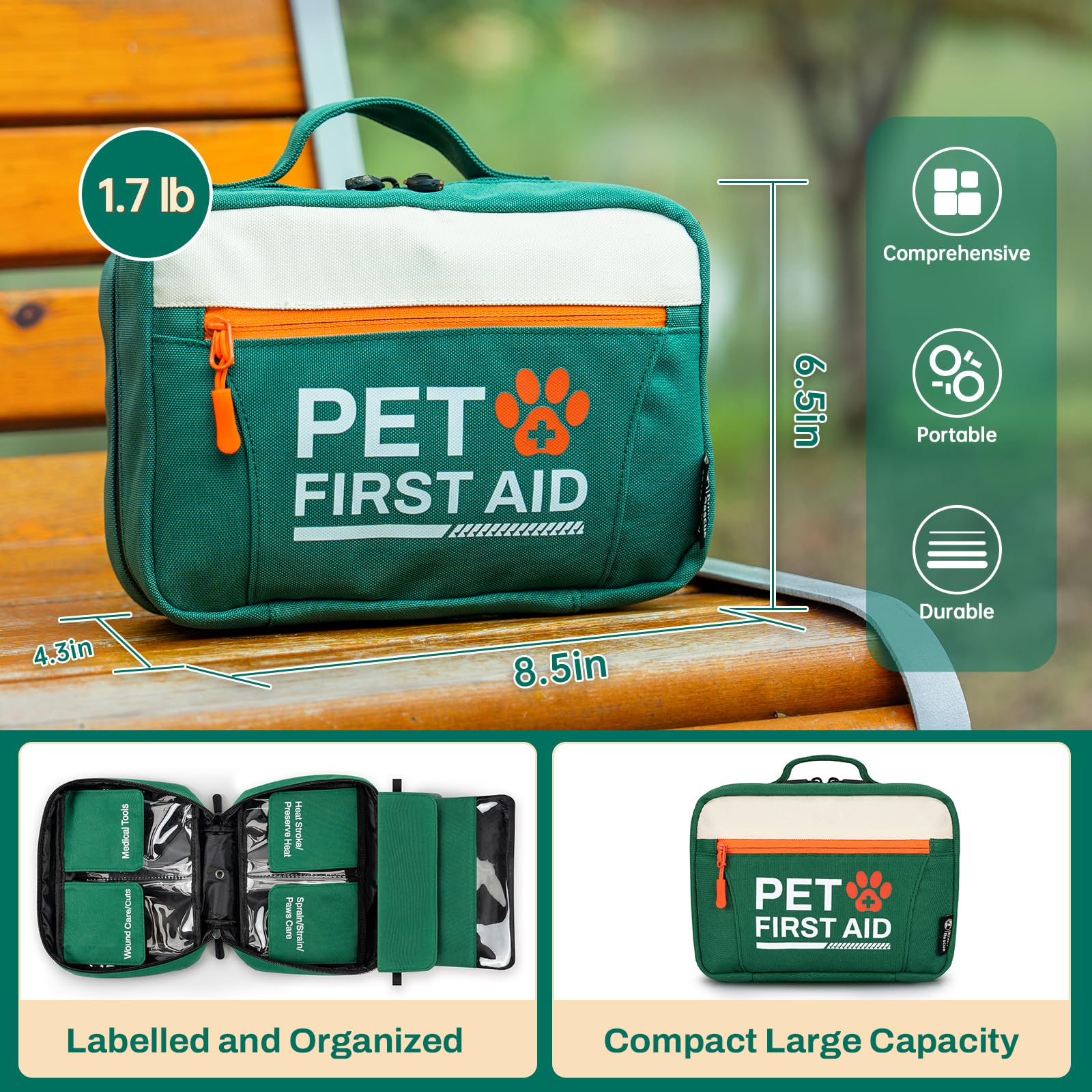 Rhino Rescue emergency blanket inside kit provides warmth and comfort