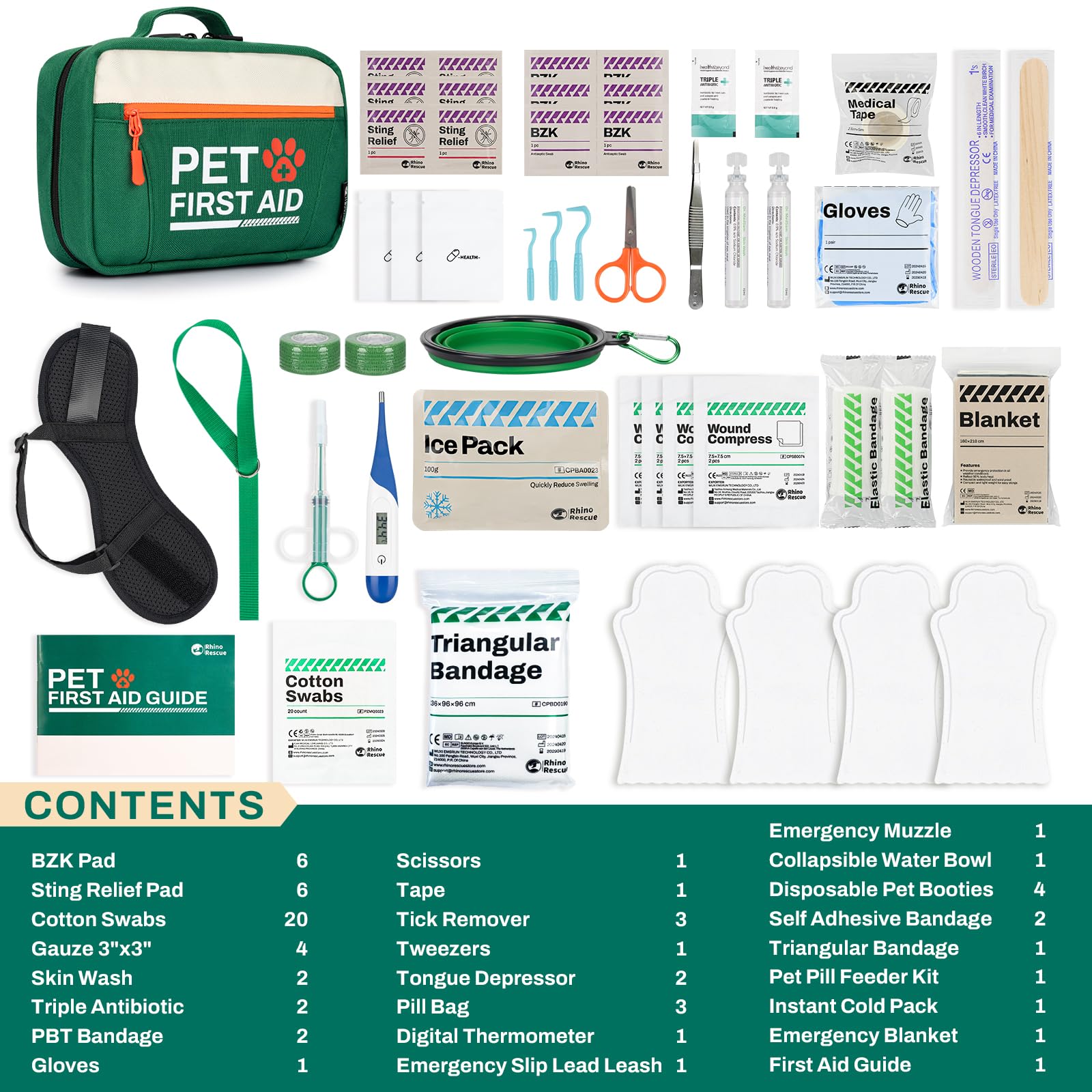 Rhino Rescue thermometer in kit for quick at-home temperature checks