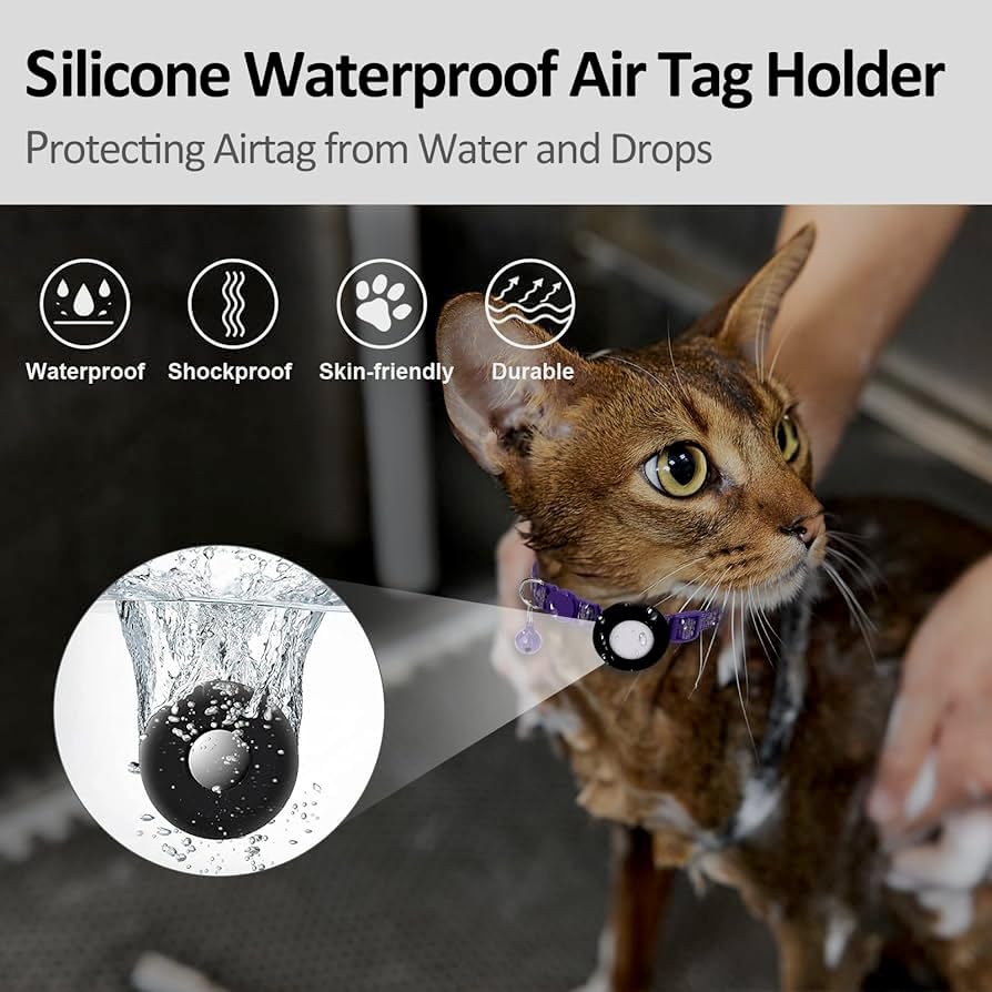 RHINOPACK AirTag Holder waterproof case for outdoor pet adventures