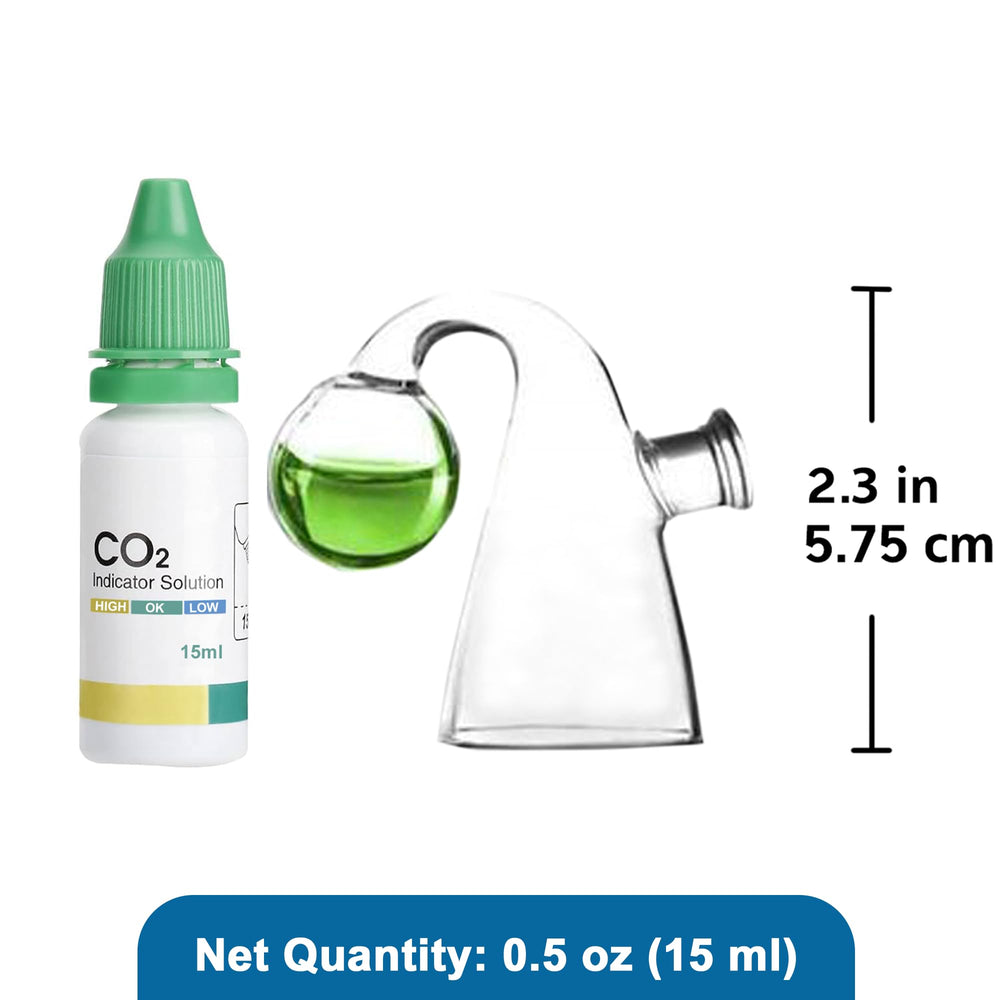 Rhinox Glass Drop Checker Kit color-change readout supports balanced CO2 adjustments.