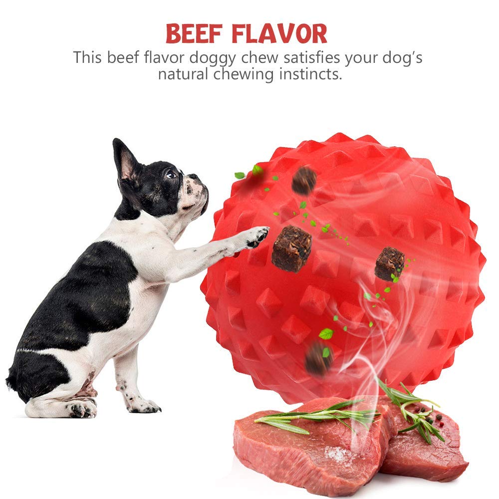 RHL dog squeaky toy non-toxic natural rubber supports safe, worry-free play.